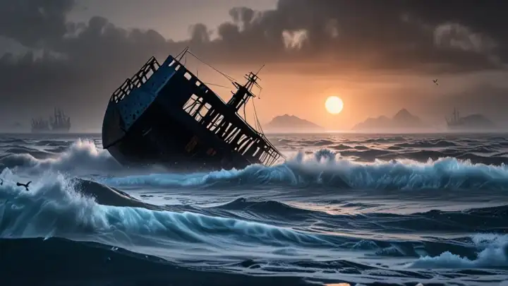 ¿Un Barco Puede Ahogarse? Los Cementerios Marinos Donde los Fantasmas de Hormigón Espían Desde las Olas