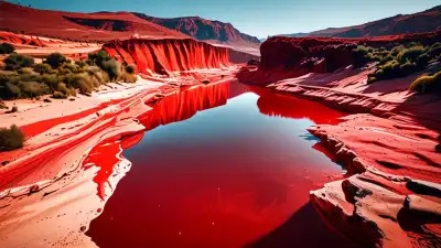 Este Río No Es de la Tierra: Sus Aguas Rojas Dicen la Verdad Sobre Marte y una Maldición Milenaria