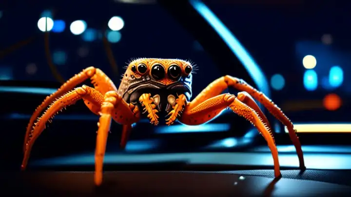 La Cazadora de la Oscuridad: La Araña del Tamaño de tu Rostro que Acecha Dentro de Tu Auto