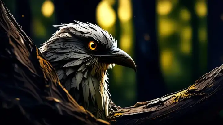 No es un Tronco, Es un Demonio con Plumas: El Pájaro que Te Mira desde el Bosque y Congela tu Sangre