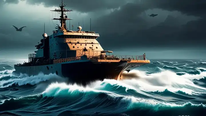 El Gigante Suicida de los Mares: El Barco que Se Hunde a Propósito y Nadie Sabe Cómo Frena